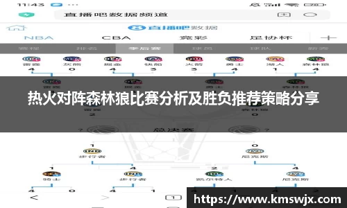 热火对阵森林狼比赛分析及胜负推荐策略分享